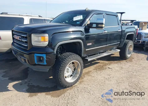 2015 GMC Sierra 1500 Slt from USA, damaged, VIN 3GTU2VEJ6FG365801
